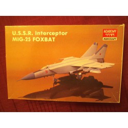 Academy Minicraft Aereo in Kit Mig-25 Foxbat U.S.S.R. Interceptor Scala 1:144 1626