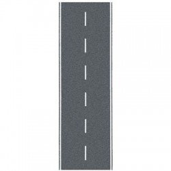 Noch - 60709 - Model Railway - dalla Route Element - Alta - Grigio - 1000 X 66 Mm