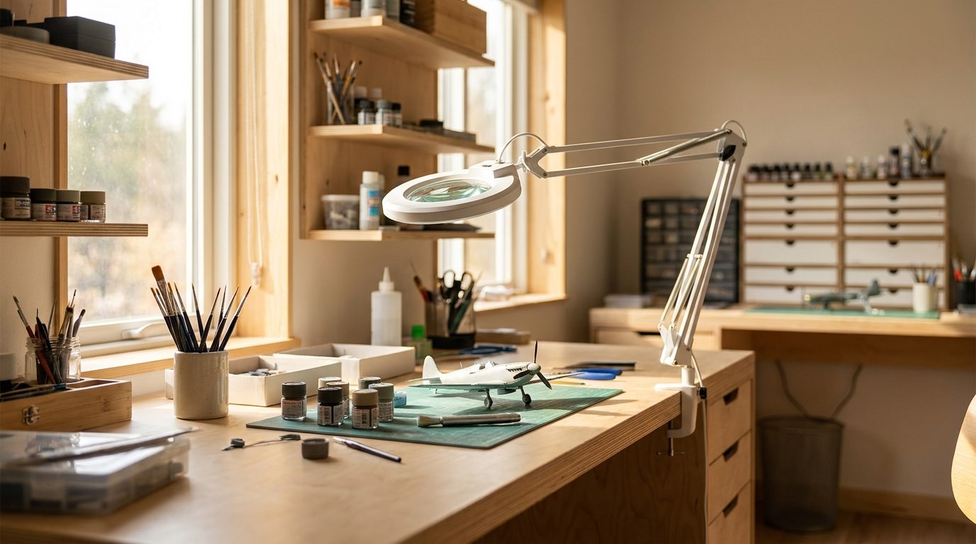 Il banco di lavoro del laboratorio SantoMartino