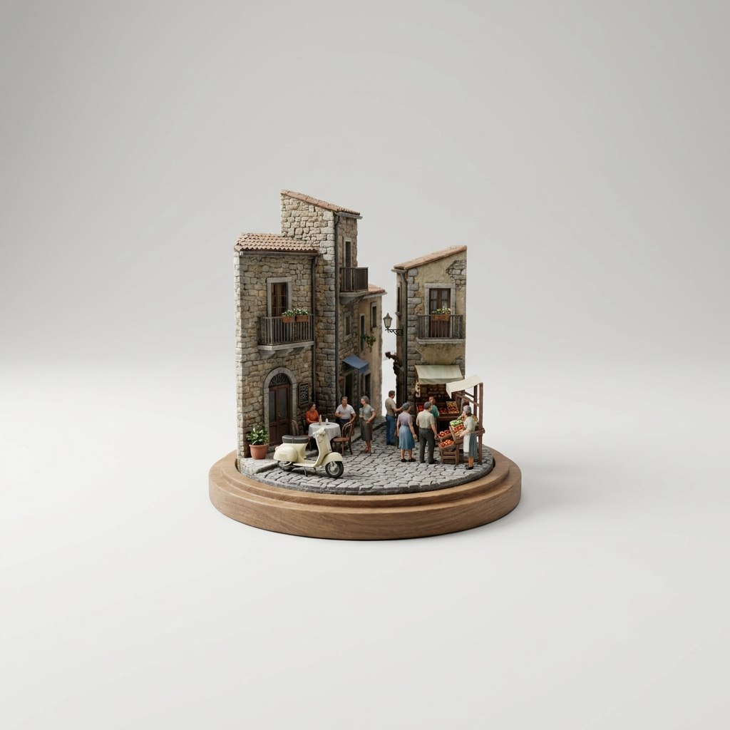 Diorama Vicolo Italiano