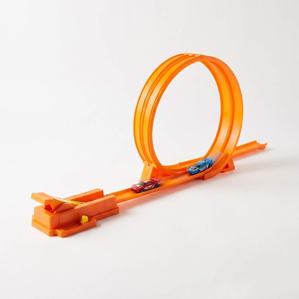 Pista Mega Loop con Lanciatore